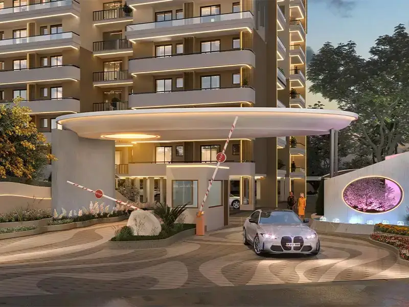 Outdoor Amenities & Security Features at Skyline Elevate